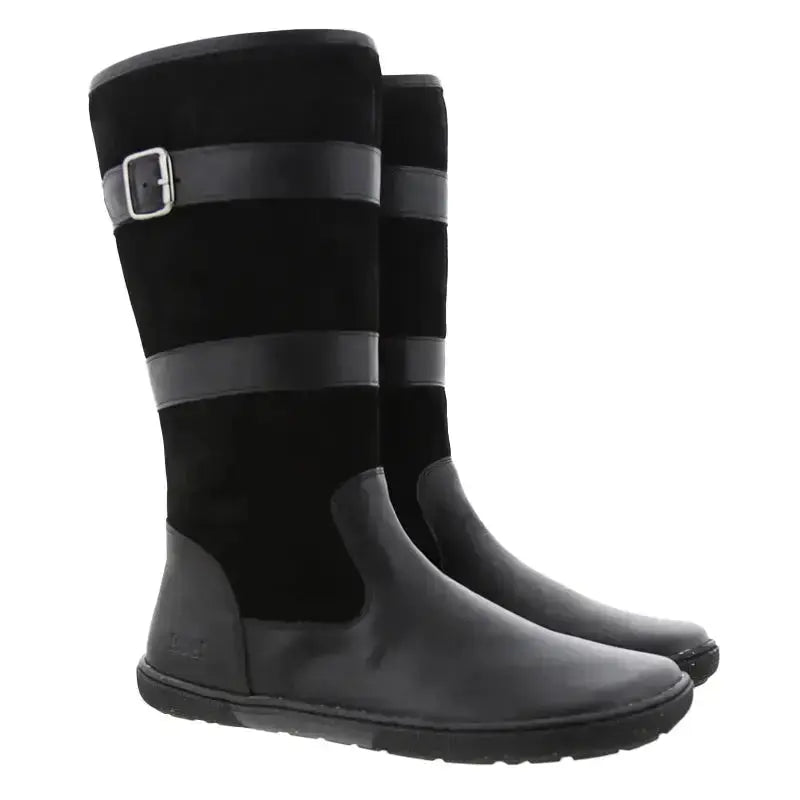 Koel - Felicia Hydro Black - Botas barefoot unisex negras