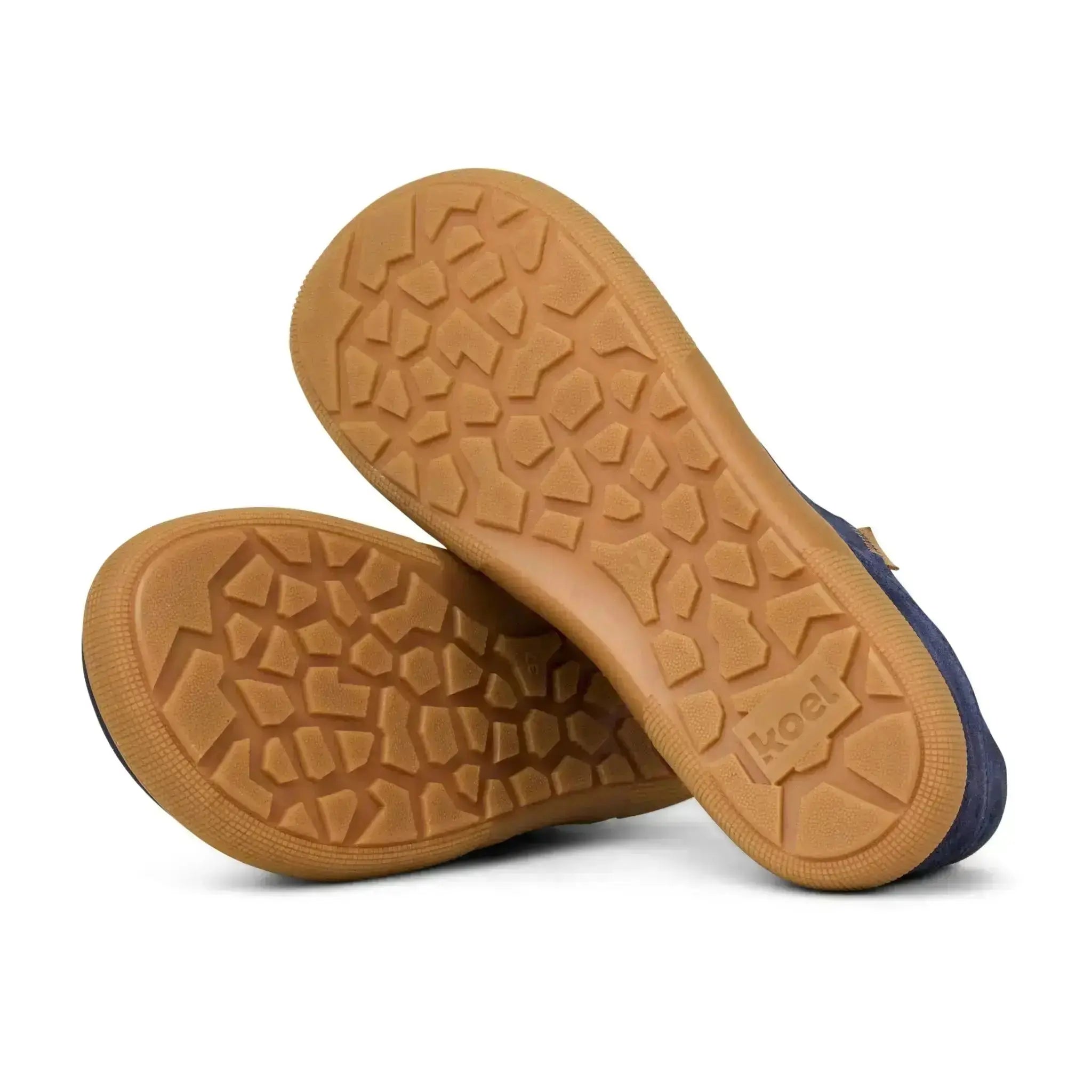 Koel Francie Suede Blue - Zapatillas barefoot de ante unisex