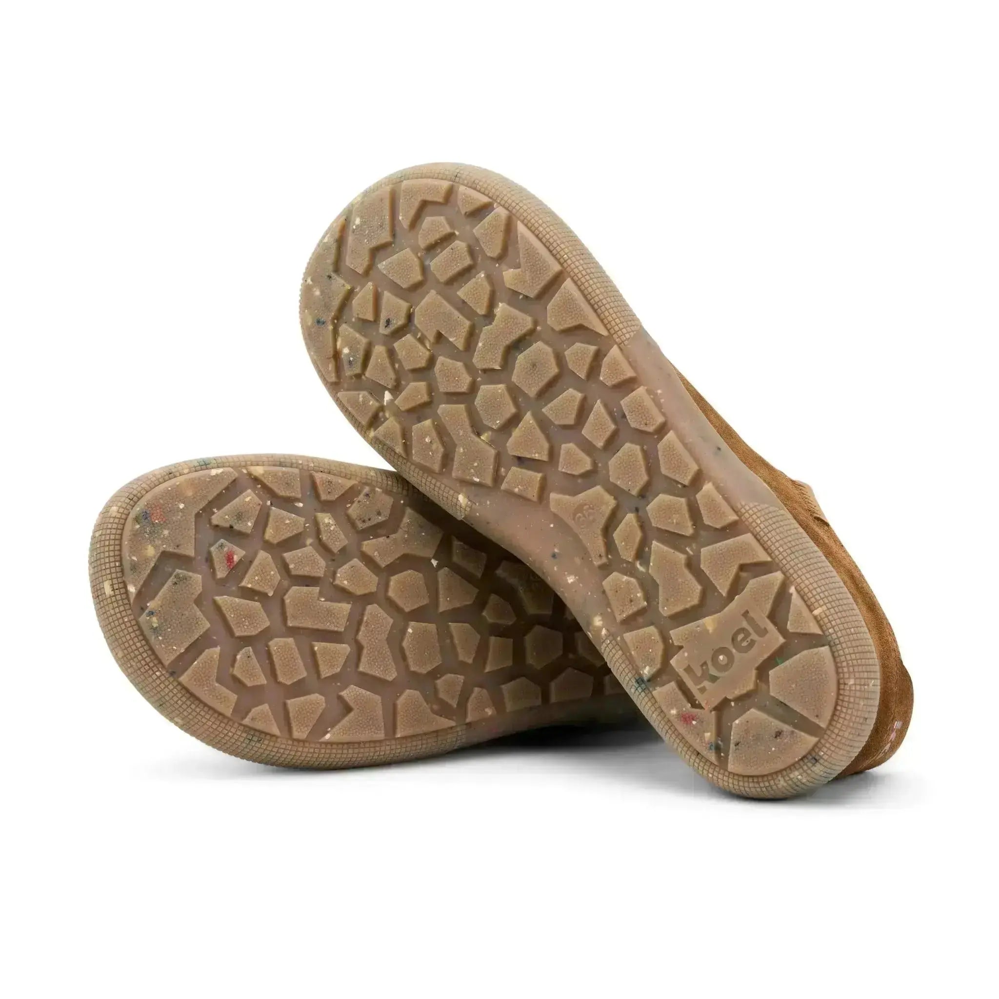 Koel Francie Suede Eco Cognac - Zapatillas barefoot de ante unisex