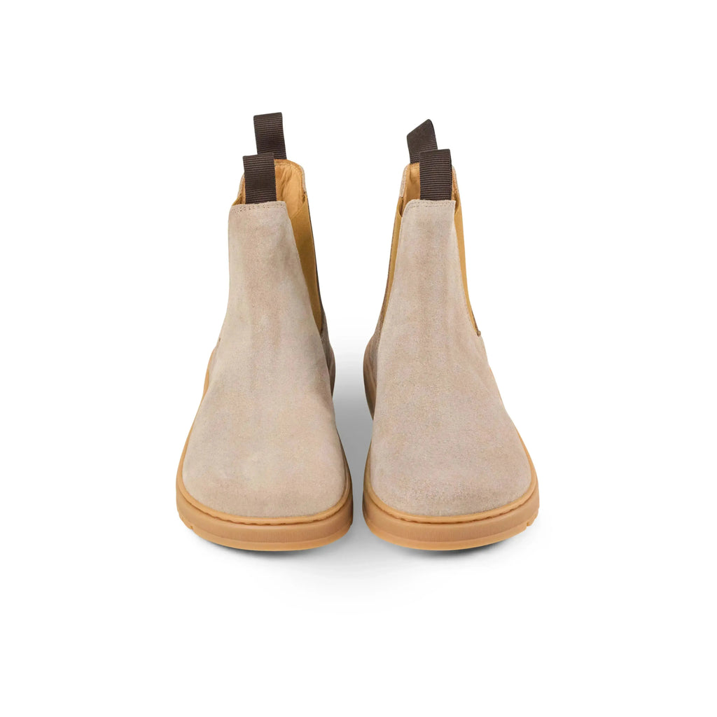 Koel Gavien Suede Taupe - Botines chelsea barefoot de mujer marrón claro