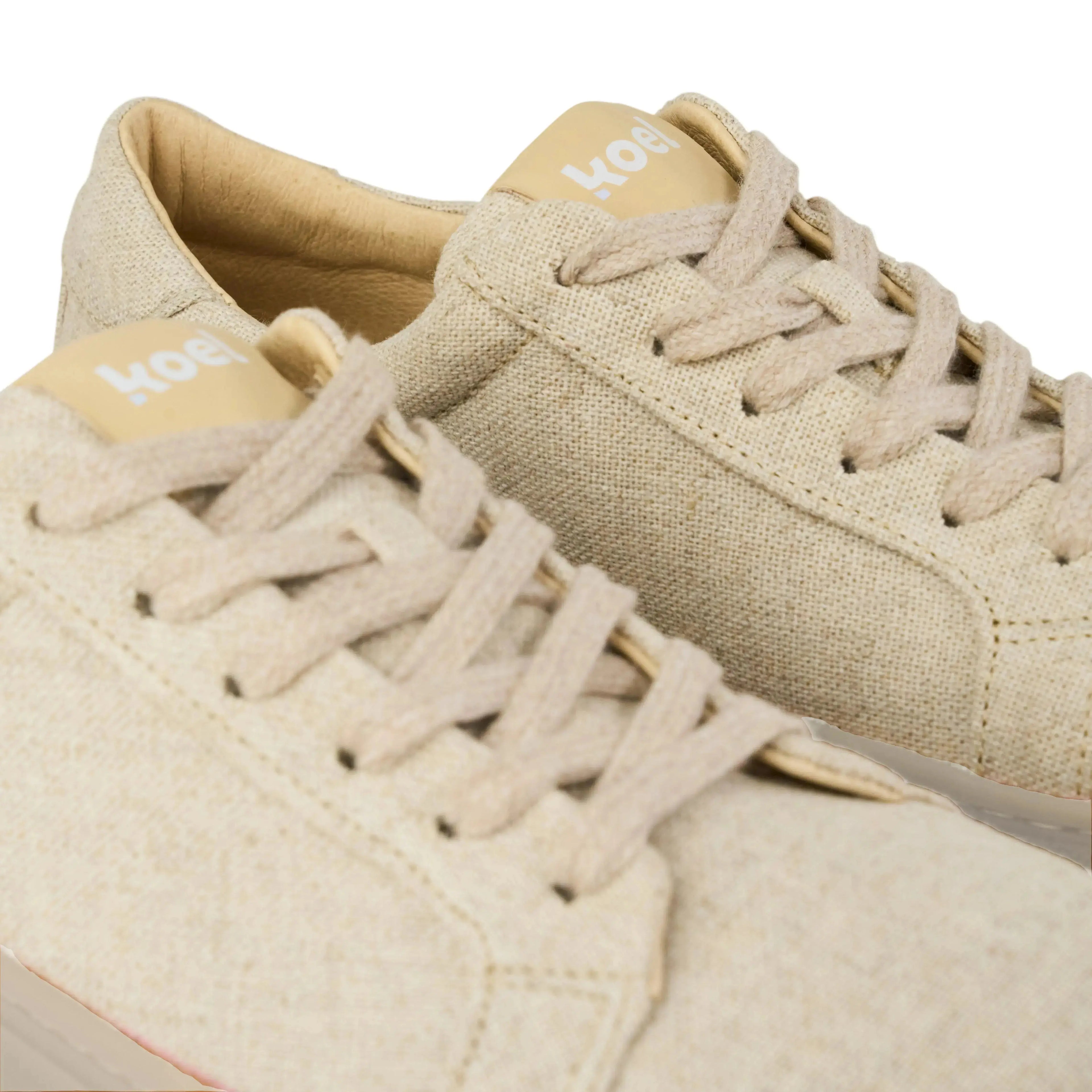 Koel Hazel Canvas All Beige - Lonetas barefoot de mujer beige