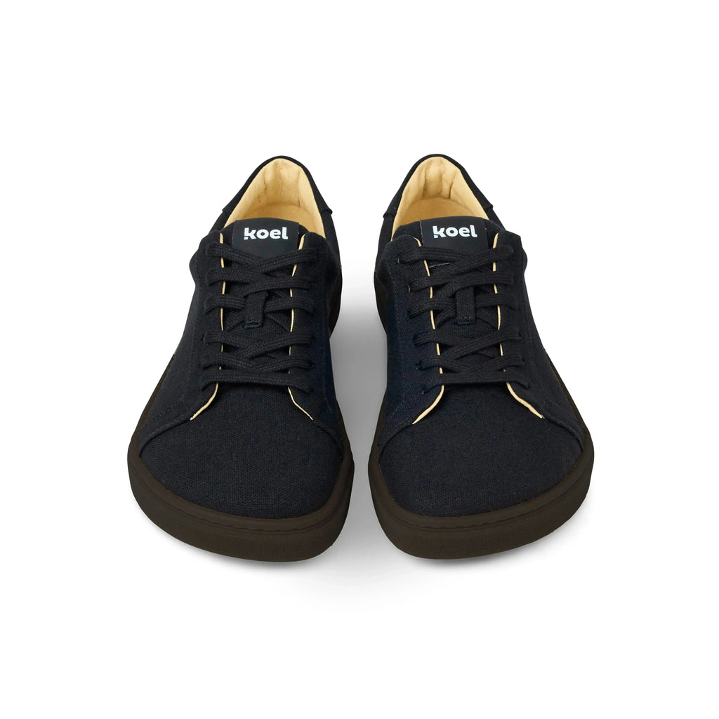 Koel Hazel Canvas All Black - Lonetas barefoot de mujer negras