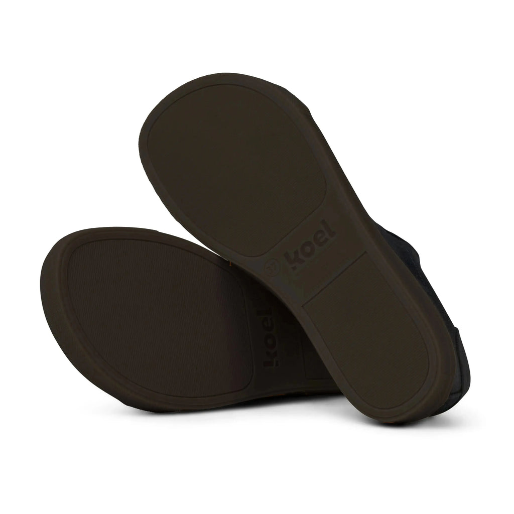 Koel Hazel Canvas All Black - Lonetas barefoot de mujer negras