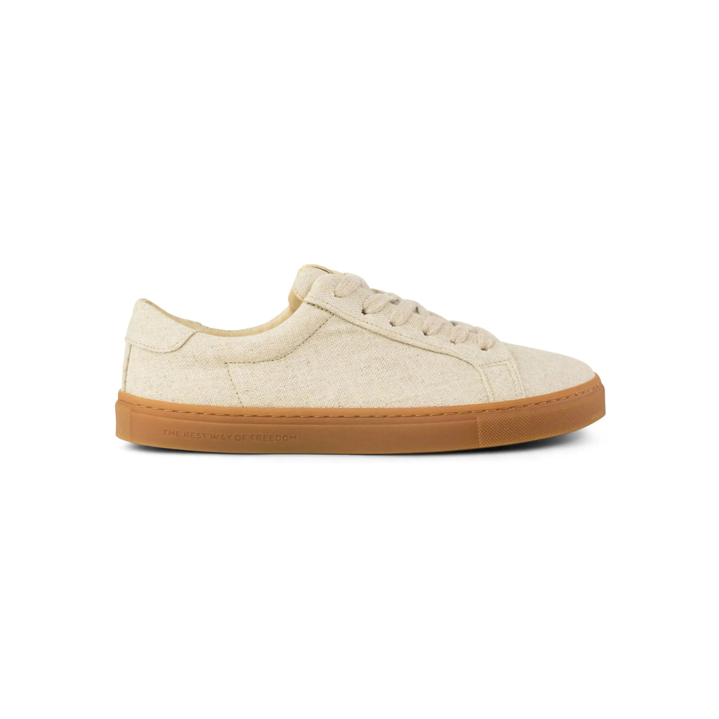 Koel Hazel Canvas Beige Gum - Lonetas barefoot de mujer beige