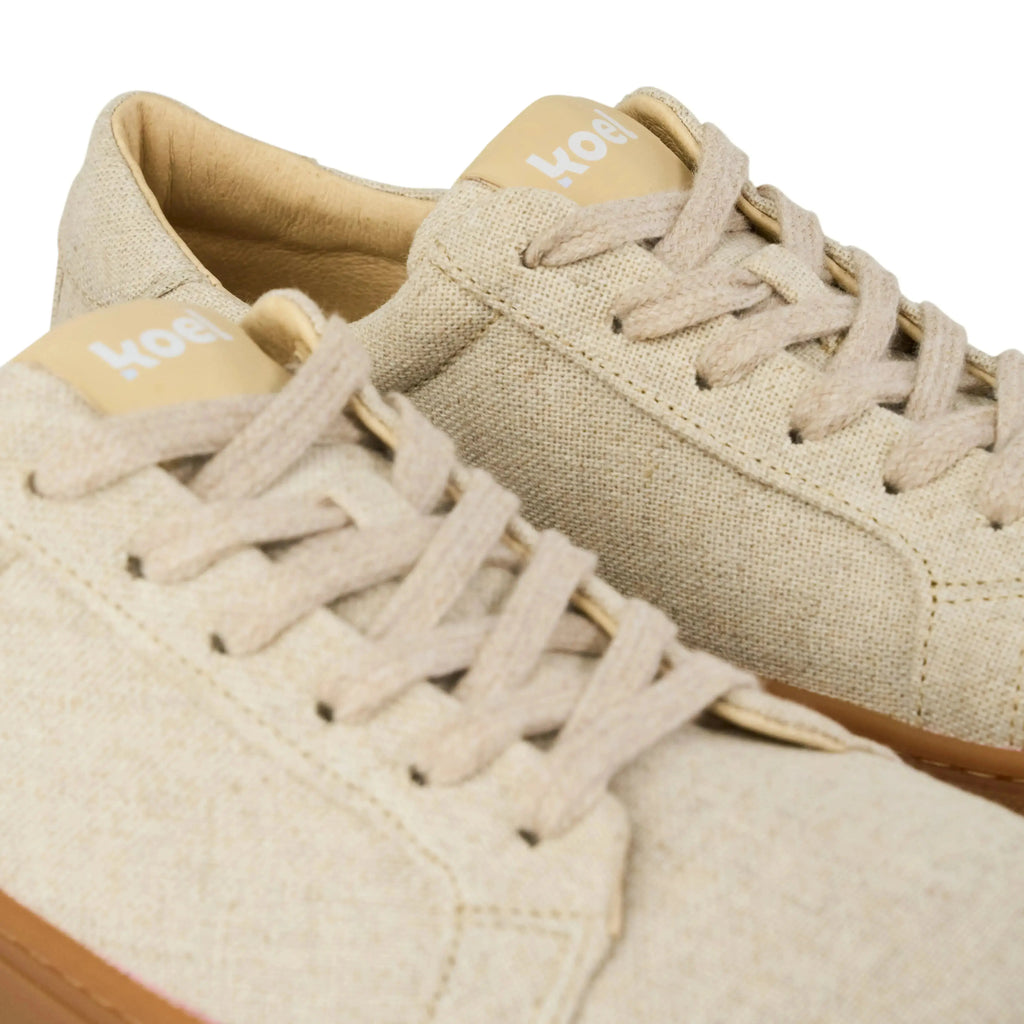 Koel Hazel Canvas Beige Gum - Lonetas barefoot de mujer beige
