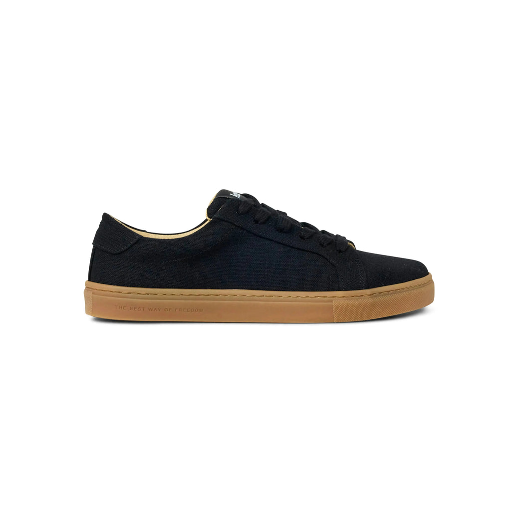 Koel Hazel Canvas Black Gum - Lonetas barefoot de mujer negras