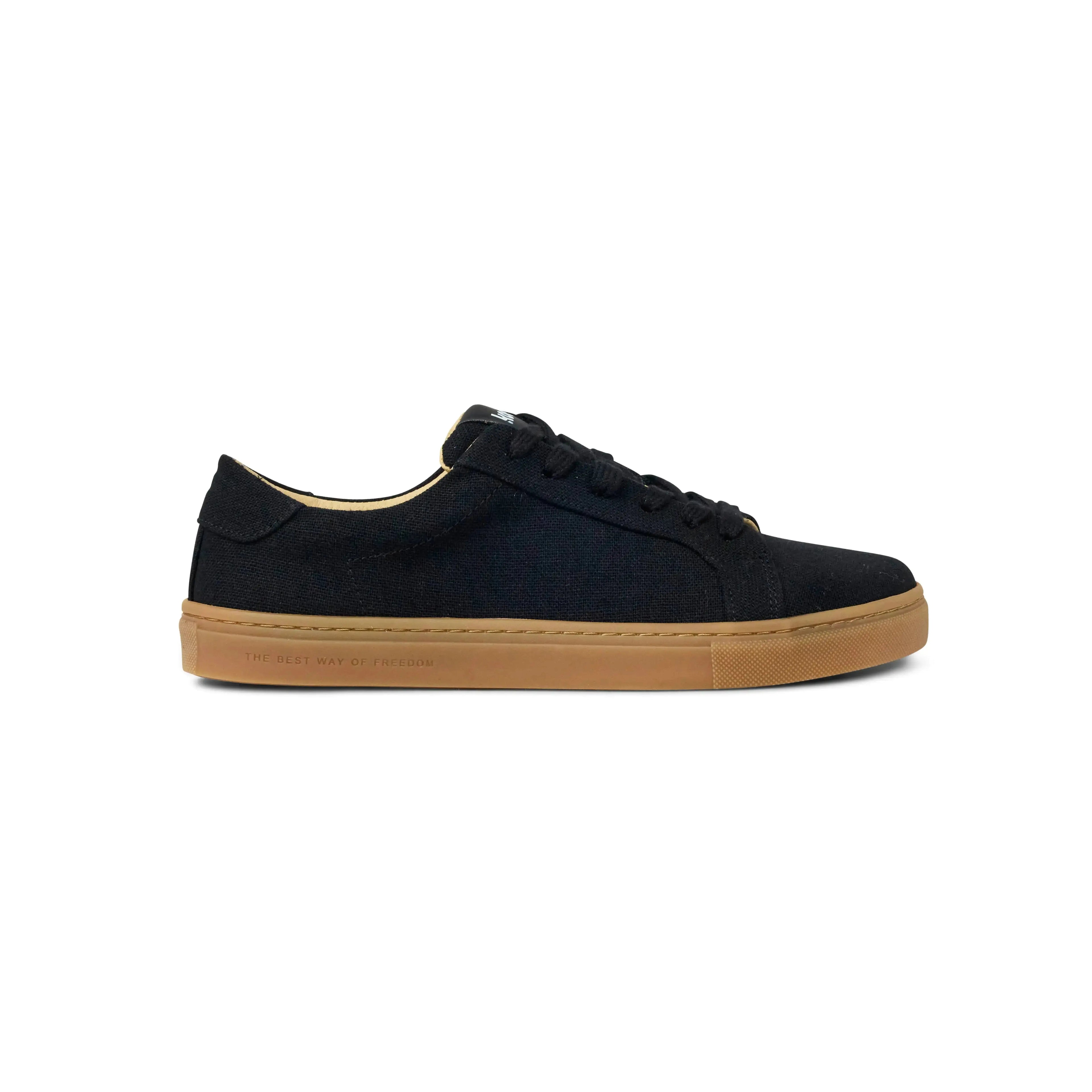 Koel Hazel Canvas Black Gum - Lonetas barefoot de mujer negras