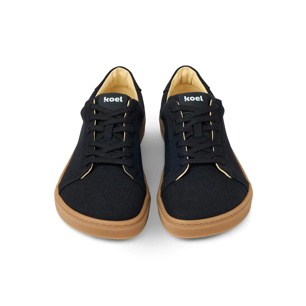 Koel Hazel Canvas Black Gum - Lonetas barefoot de mujer negras