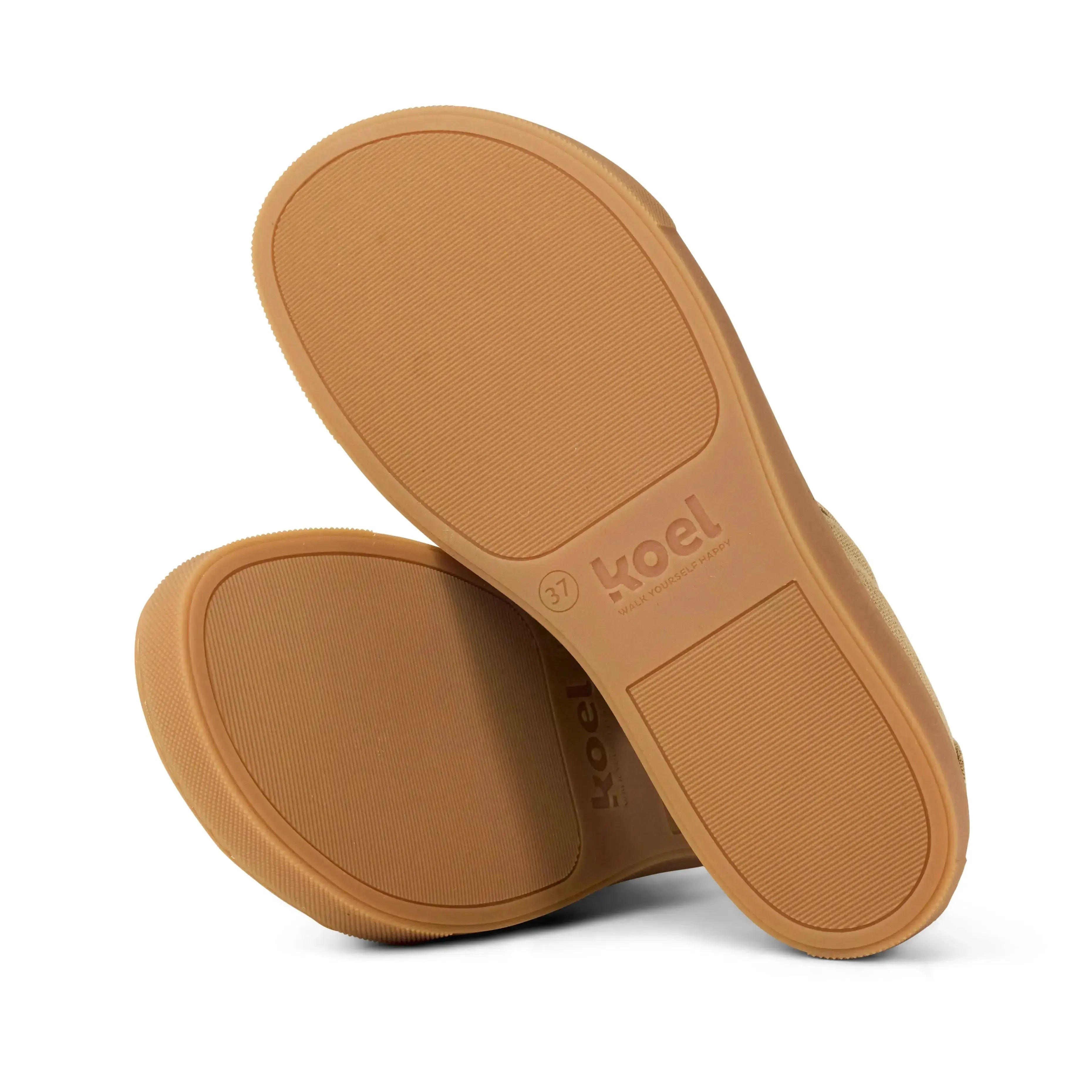 Koel Hazel Canvas Taupe - Lonetas barefoot de mujer marrón claro