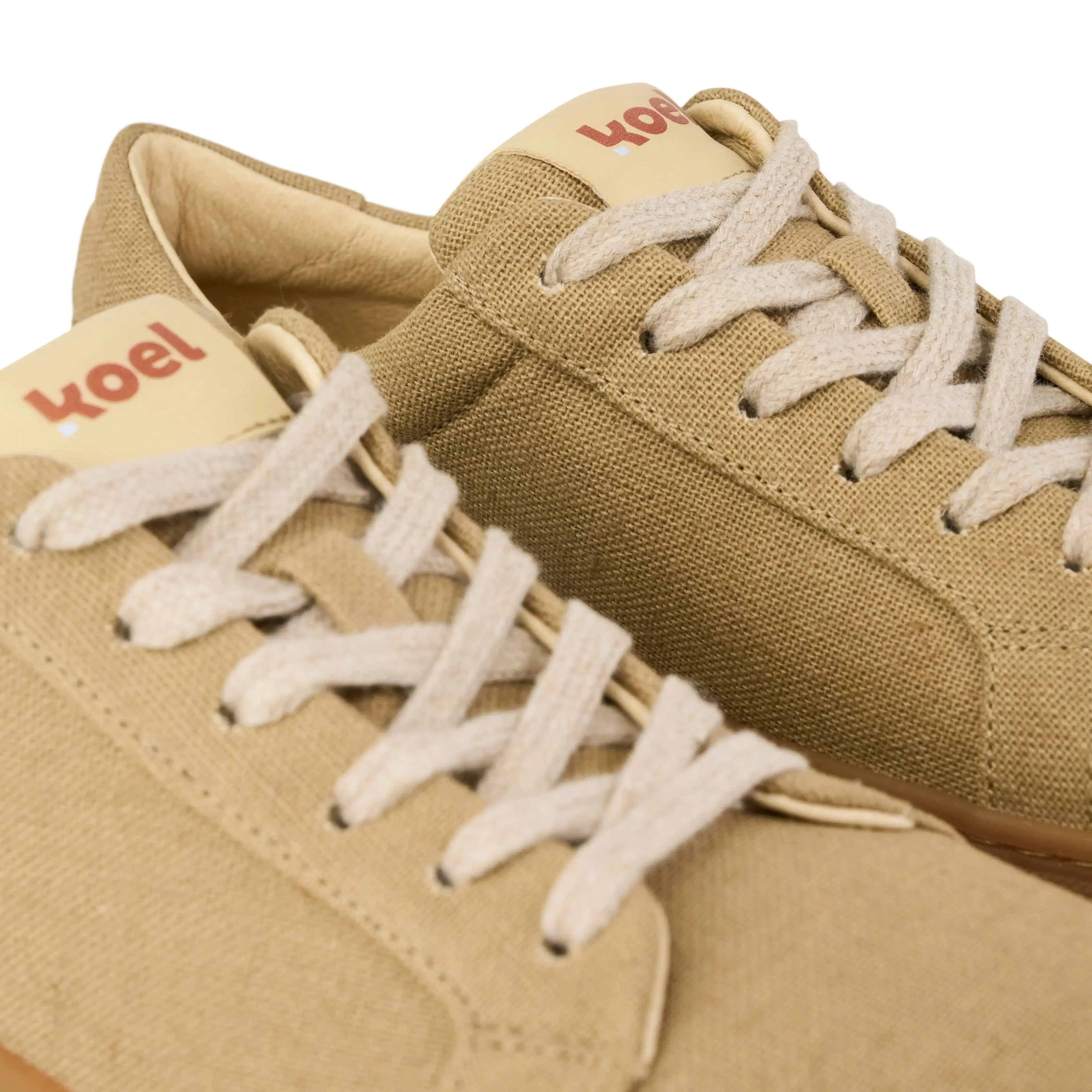 Koel Hazel Canvas Taupe - Lonetas barefoot de mujer marrón claro