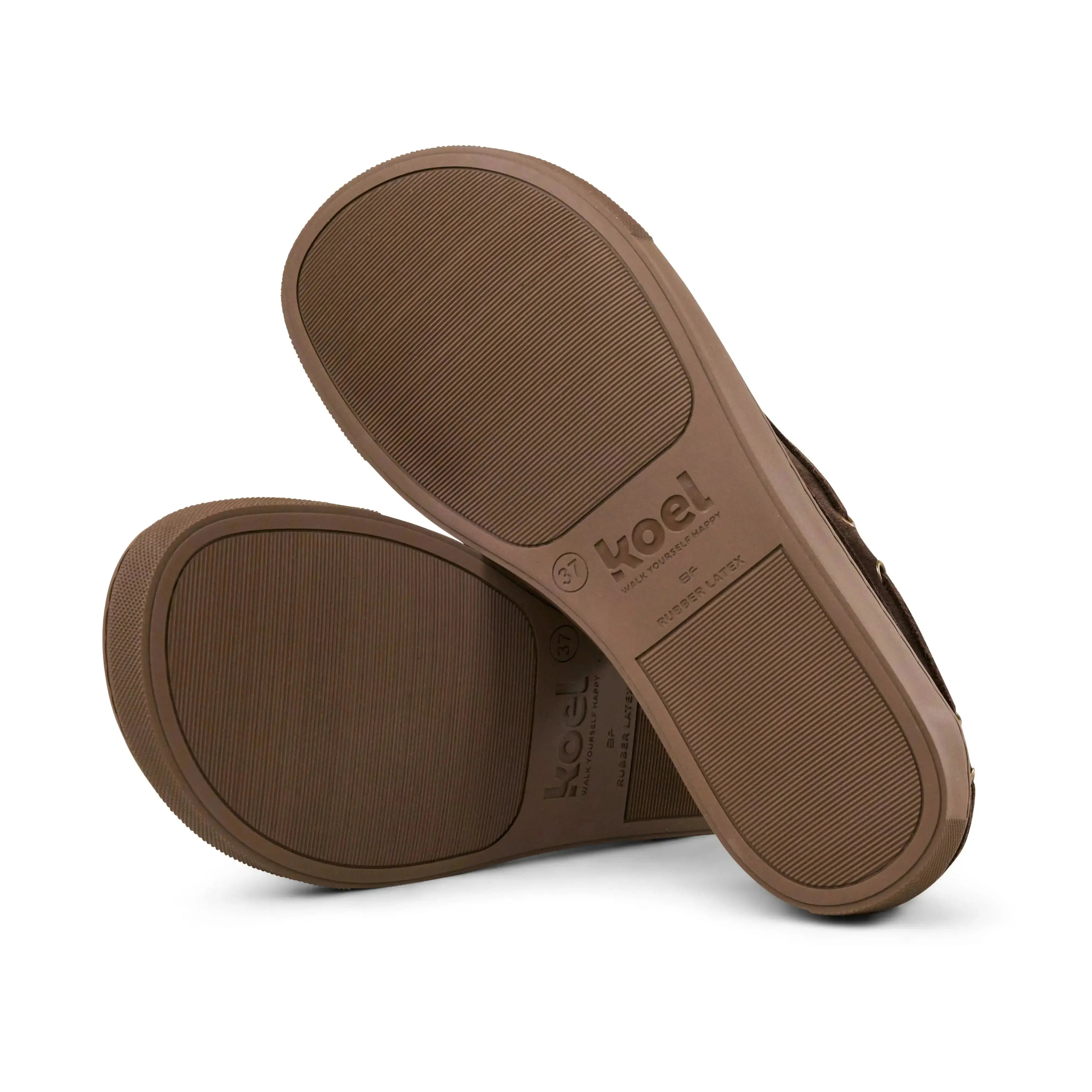 Koel Hivera Daim Marron - Mocassins Barefoot femme marron - Koel - Chaussures Barefoot Respectueuses Minimalistes