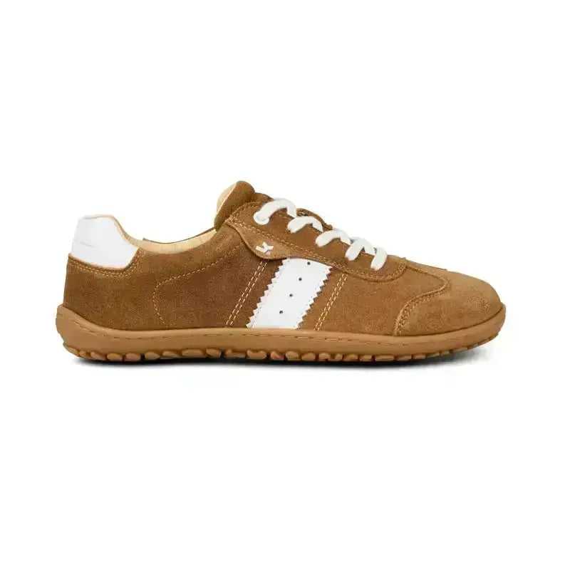 Koel - ILA Suede 3.0 Beige - Zapatillas Barefoot Retro de Piel para mujer