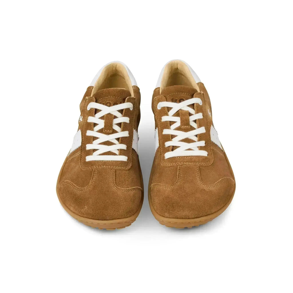 Koel - ILA Suede 3.0 Beige - Zapatillas Barefoot Retro de Piel para mujer