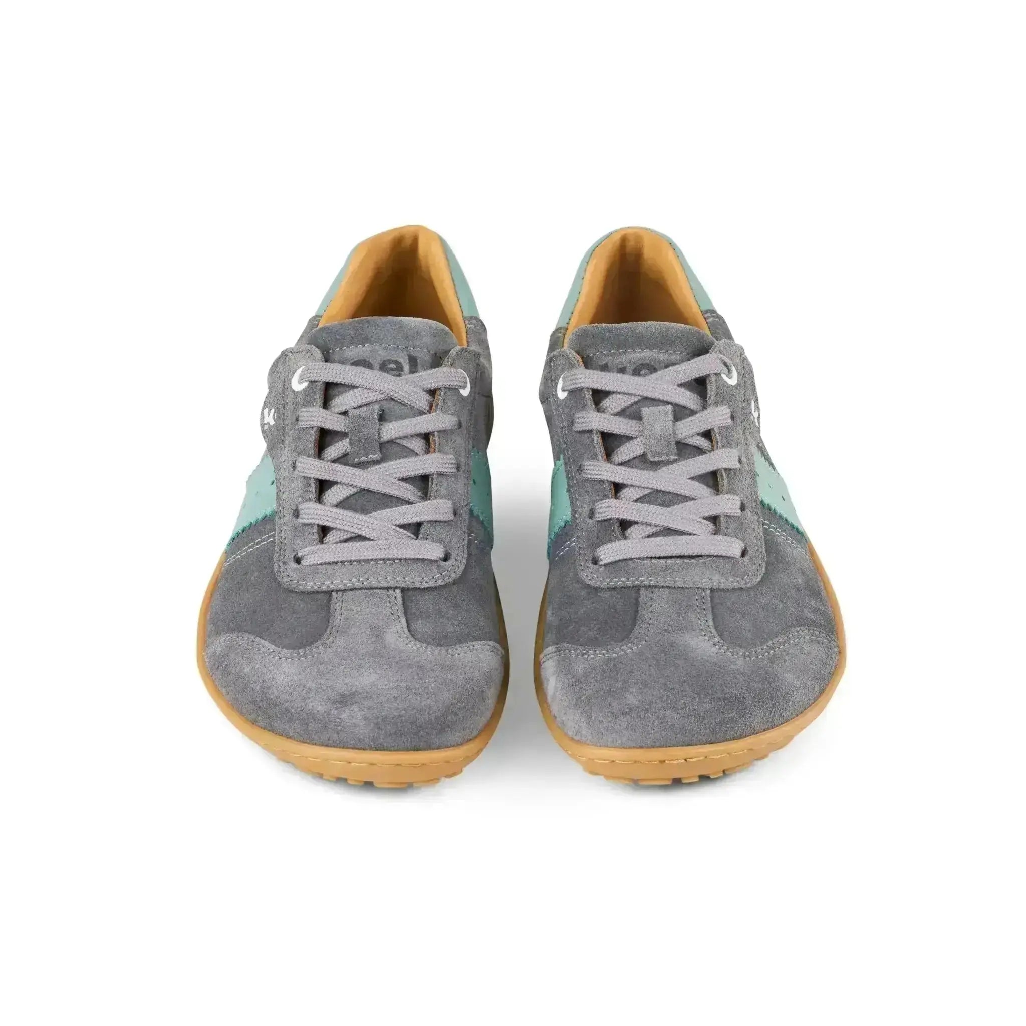 Koel - ILA Suede 3.0 Grey - Zapatillas Barefoot Retro de Piel para mujer grises