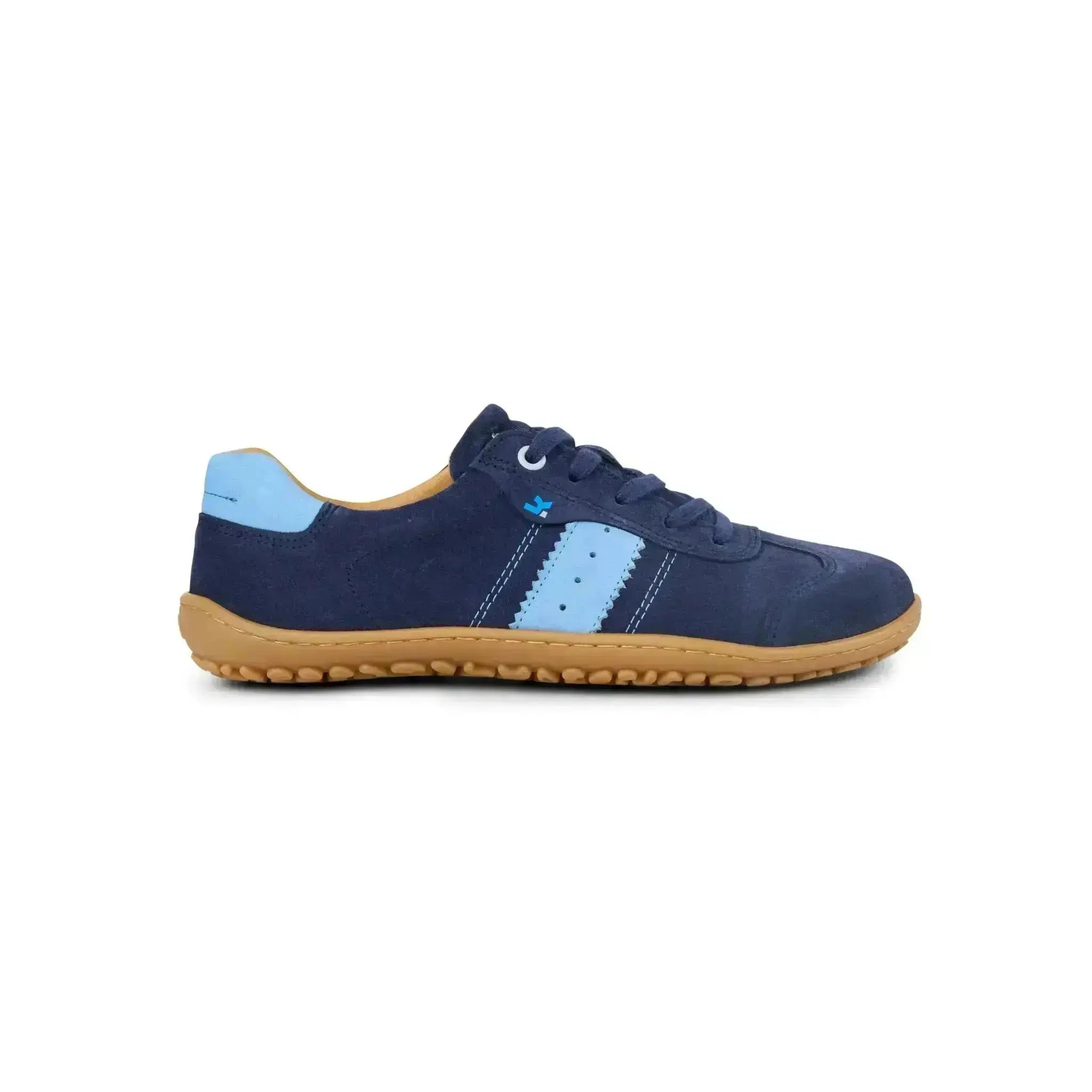 Koel - ILA Suede 3.0 Navy - Zapatillas Barefoot Retro de Piel para mujer azul marino