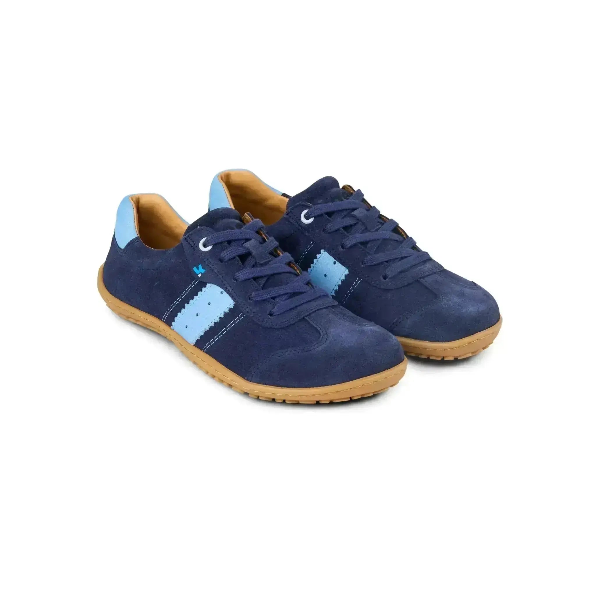 Koel - ILA Suede 3.0 Navy - Zapatillas Barefoot Retro de Piel para mujer azul marino