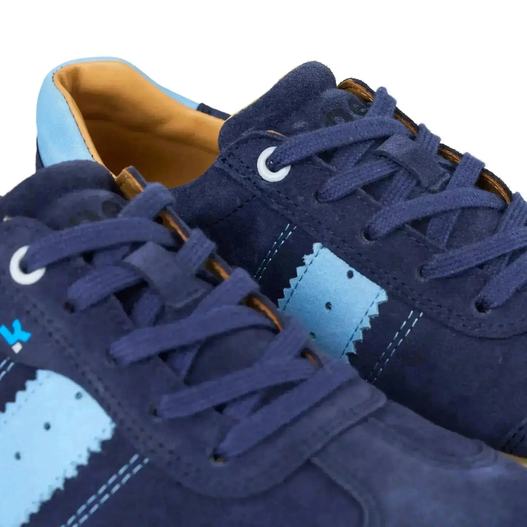 Koel - ILA Suede 3.0 Navy - Zapatillas Barefoot Retro de Piel para mujer azul marino