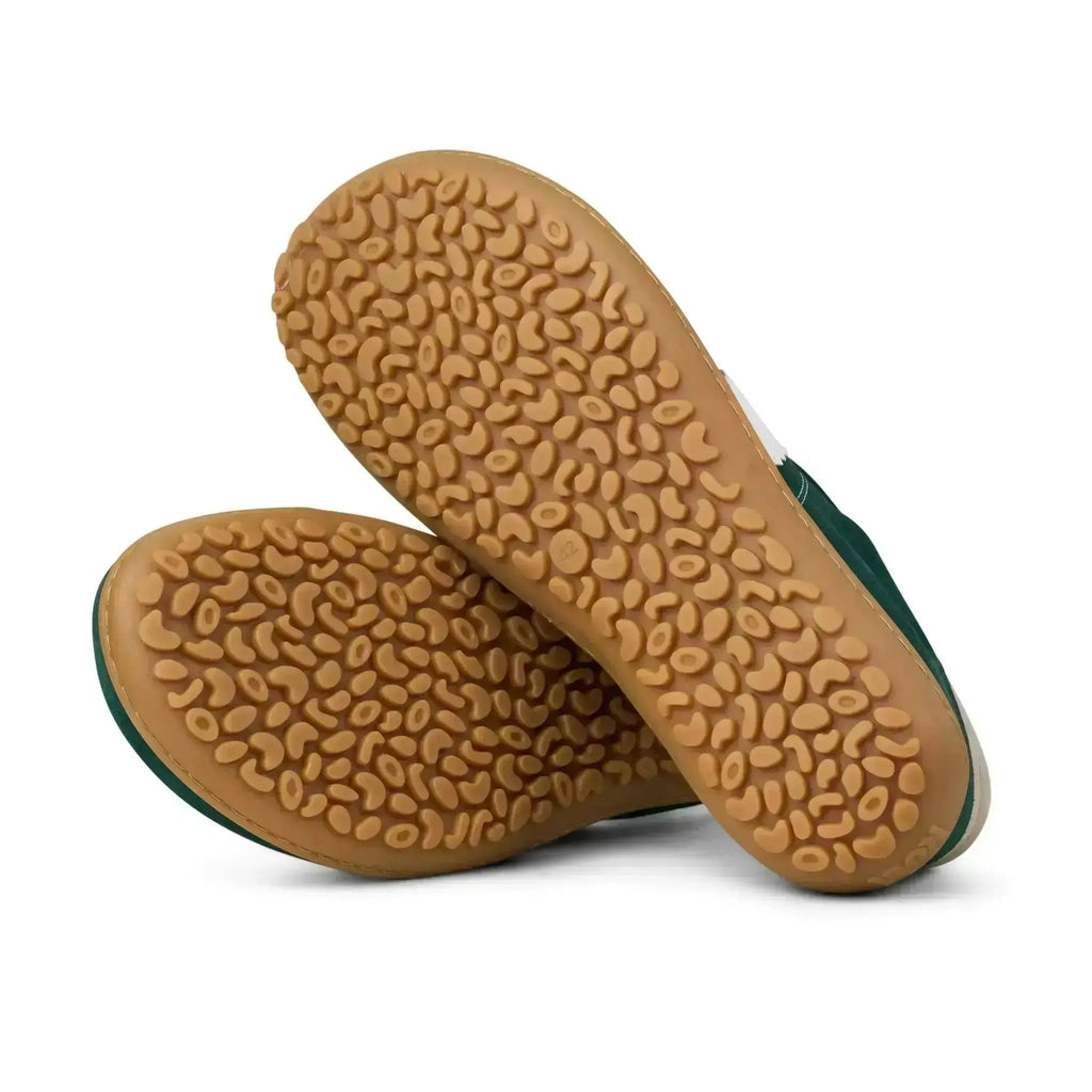 Koel - ILO Suede 3.0 Green - Zapatillas Barefoot Retro de Piel para Hombre verde