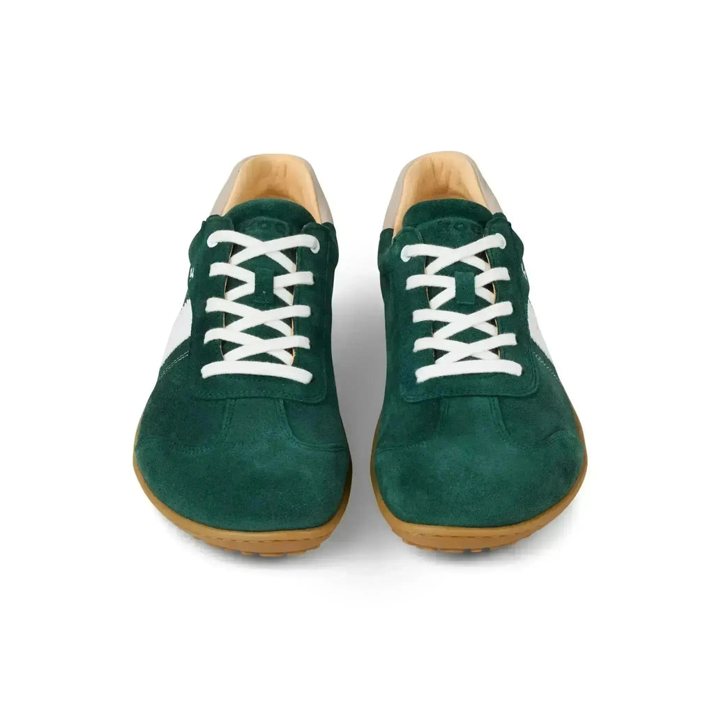 Koel - ILO Suede 3.0 Green - Zapatillas Barefoot Retro de Piel para Hombre verde