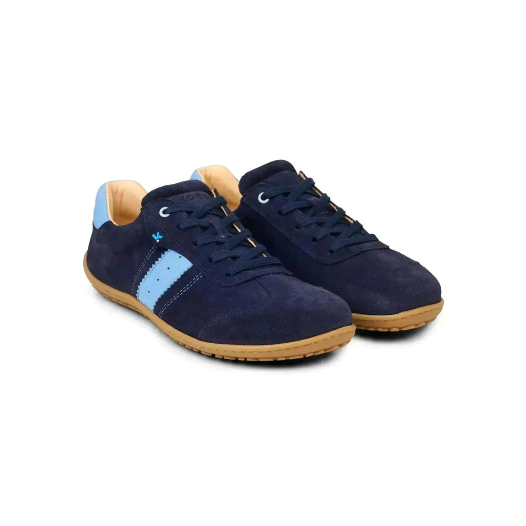 Koel - ILO Suede 3.0 Navy - Baskets Barefoot Rétro