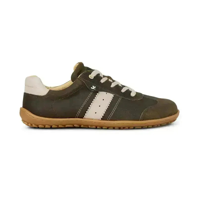 Koel - ILO Suede 3.0 Taupe - Zapatillas Barefoot Retro de Piel para Hombre