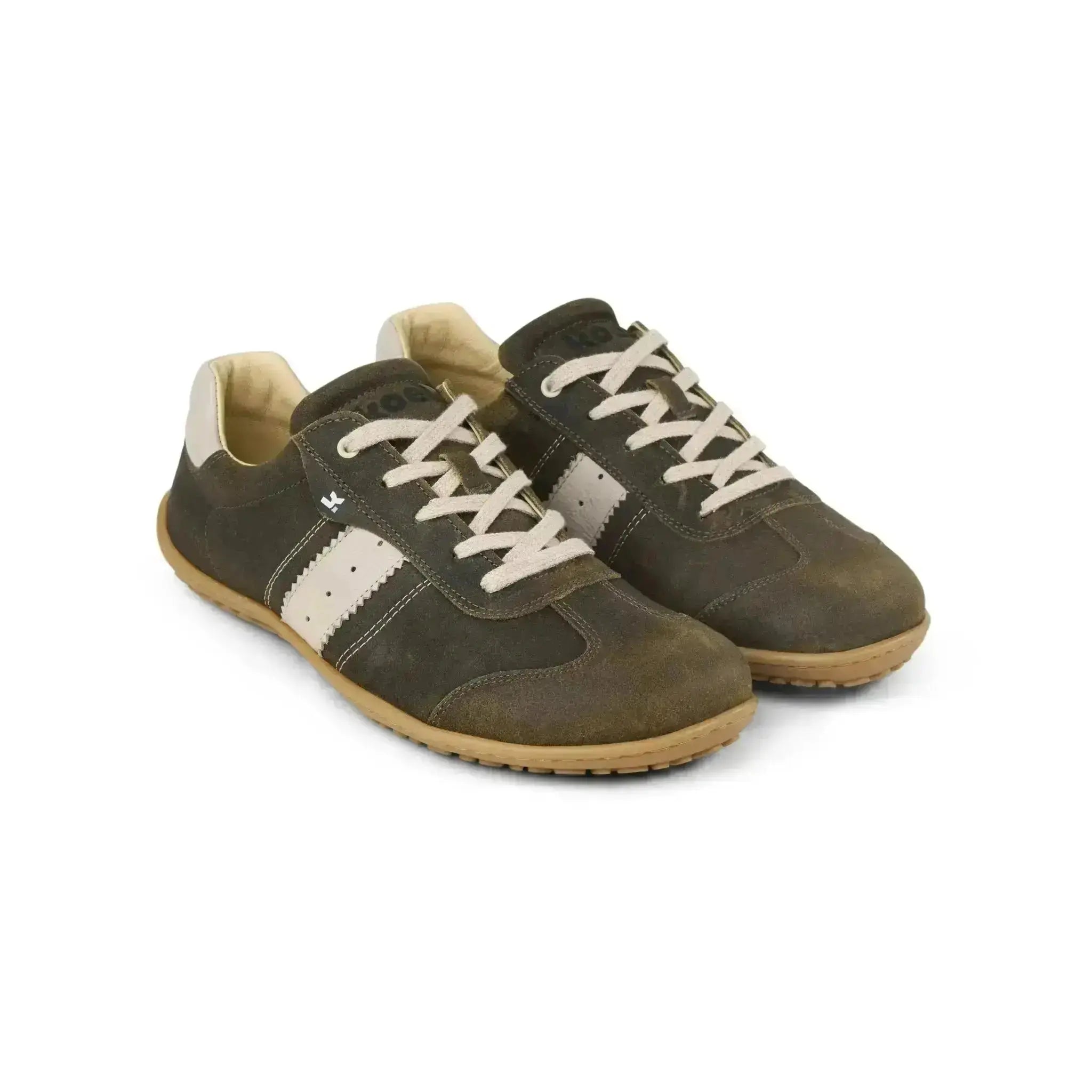 Koel - ILO Suede 3.0 Taupe - Zapatillas Barefoot Retro de Piel para Hombre