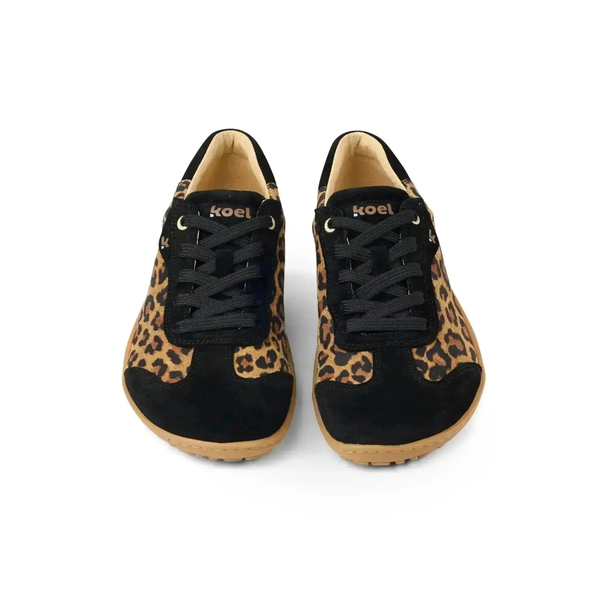 Koel - Baskets Barefoot en Daim Imprimé Léopard