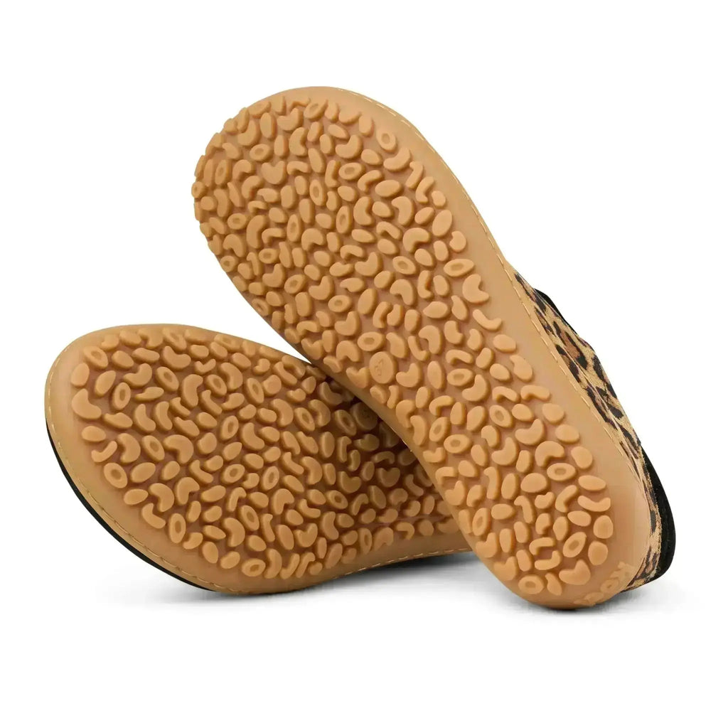 Koel - Baskets Barefoot en Daim Imprimé Léopard