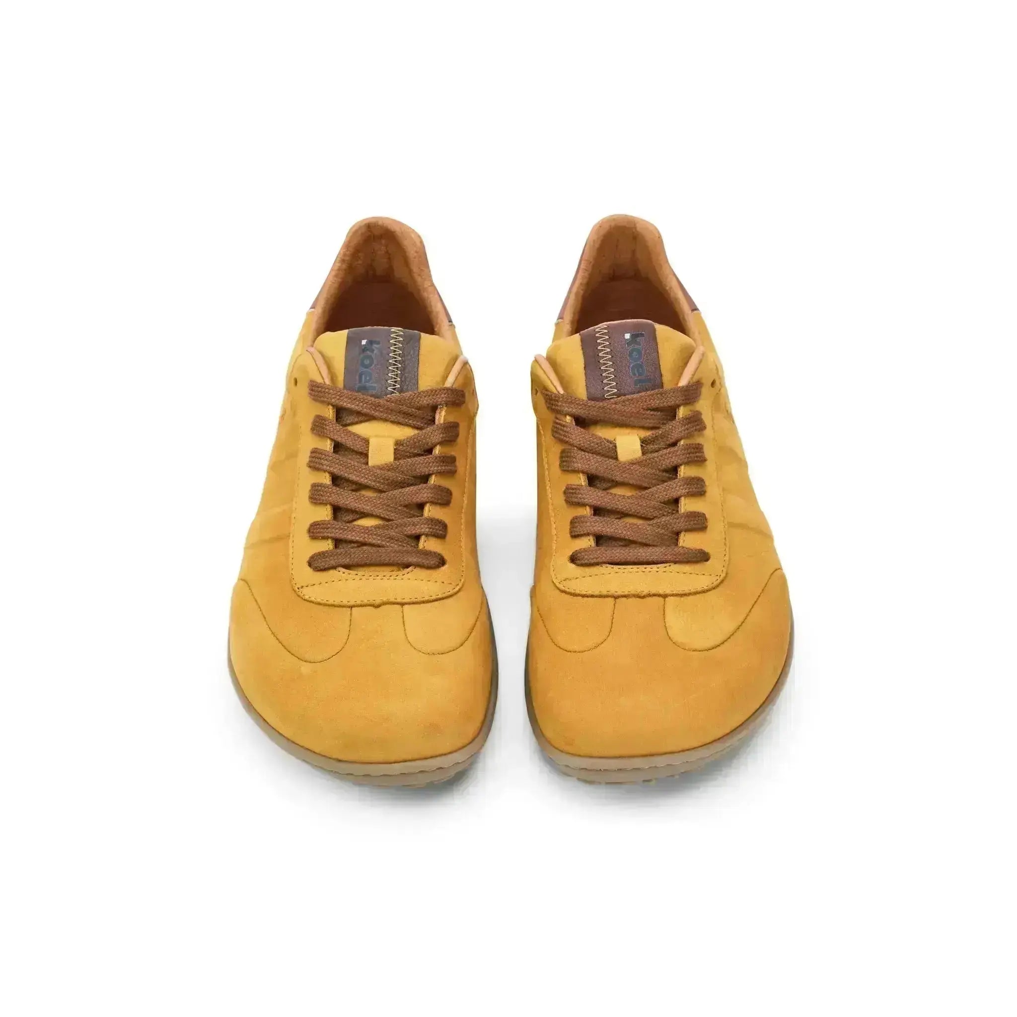 Koel Men - IDO Leather Cognac - Zapatillas Barefoot Casual marrones para hombre