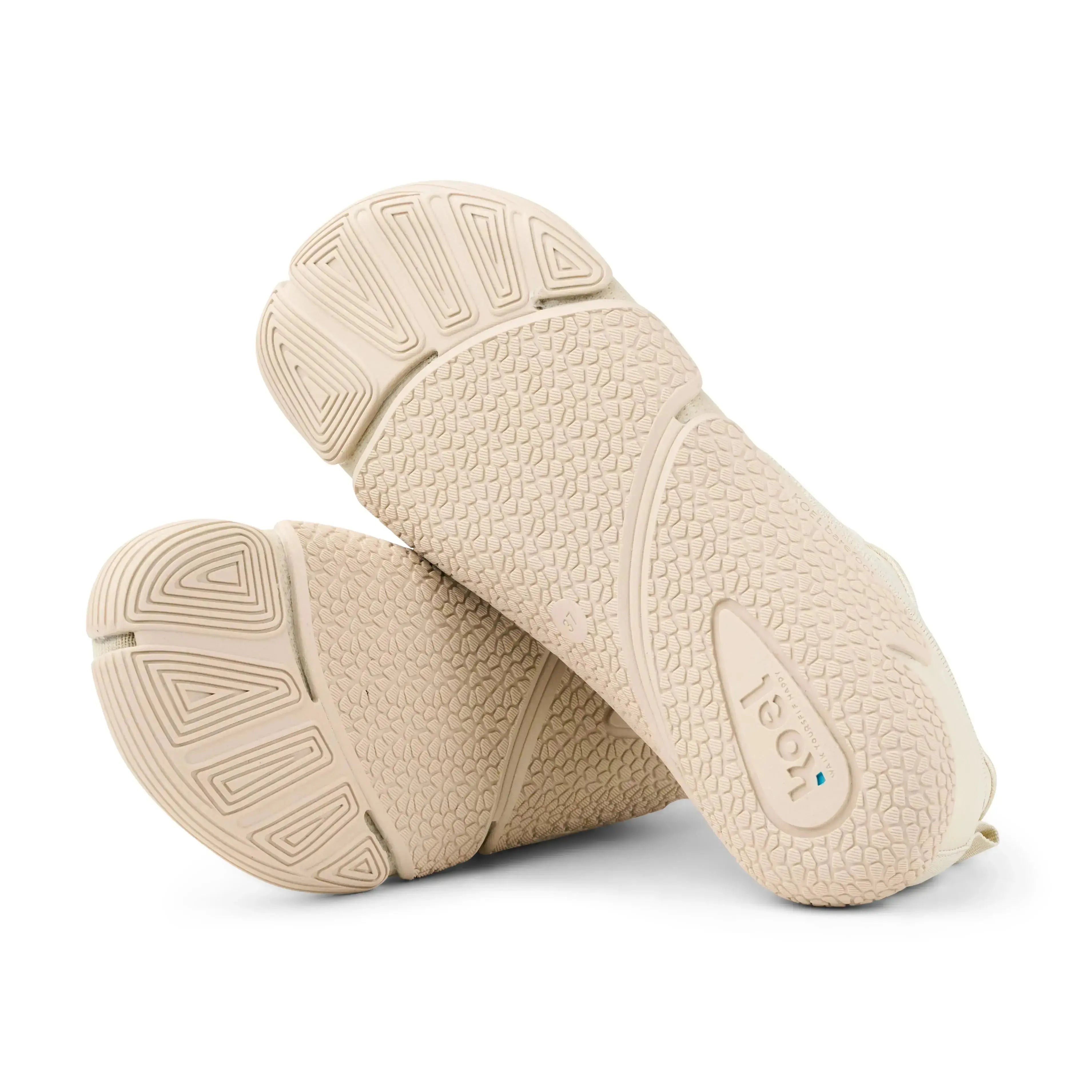 Koel Nico Beige - Zapatillas barefoot para gimnasio y entrenamiento de hombre