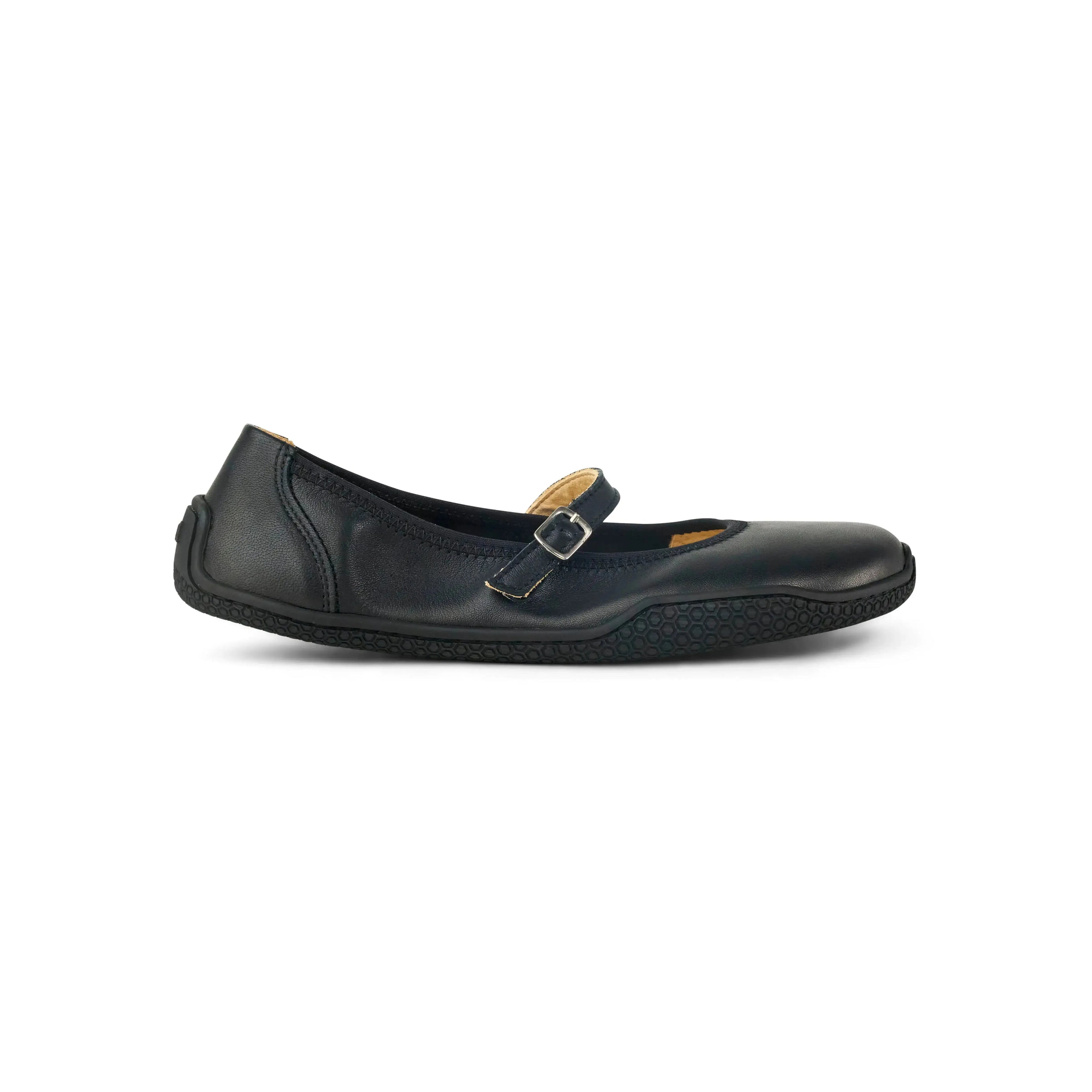 Koel - Valeria Leather Black - bailarinas barefoot de cuero negras