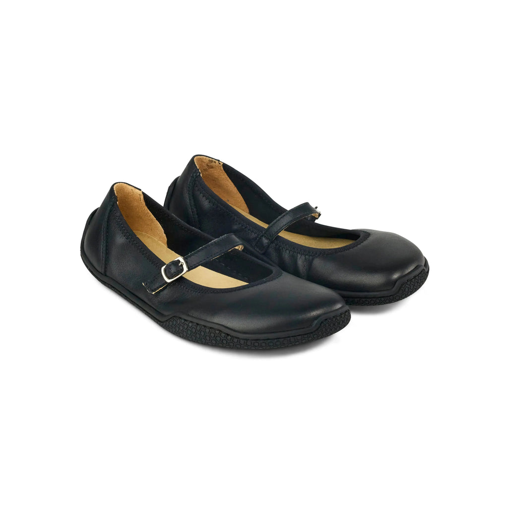 Koel - Valeria Leather Black - bailarinas barefoot de cuero negras