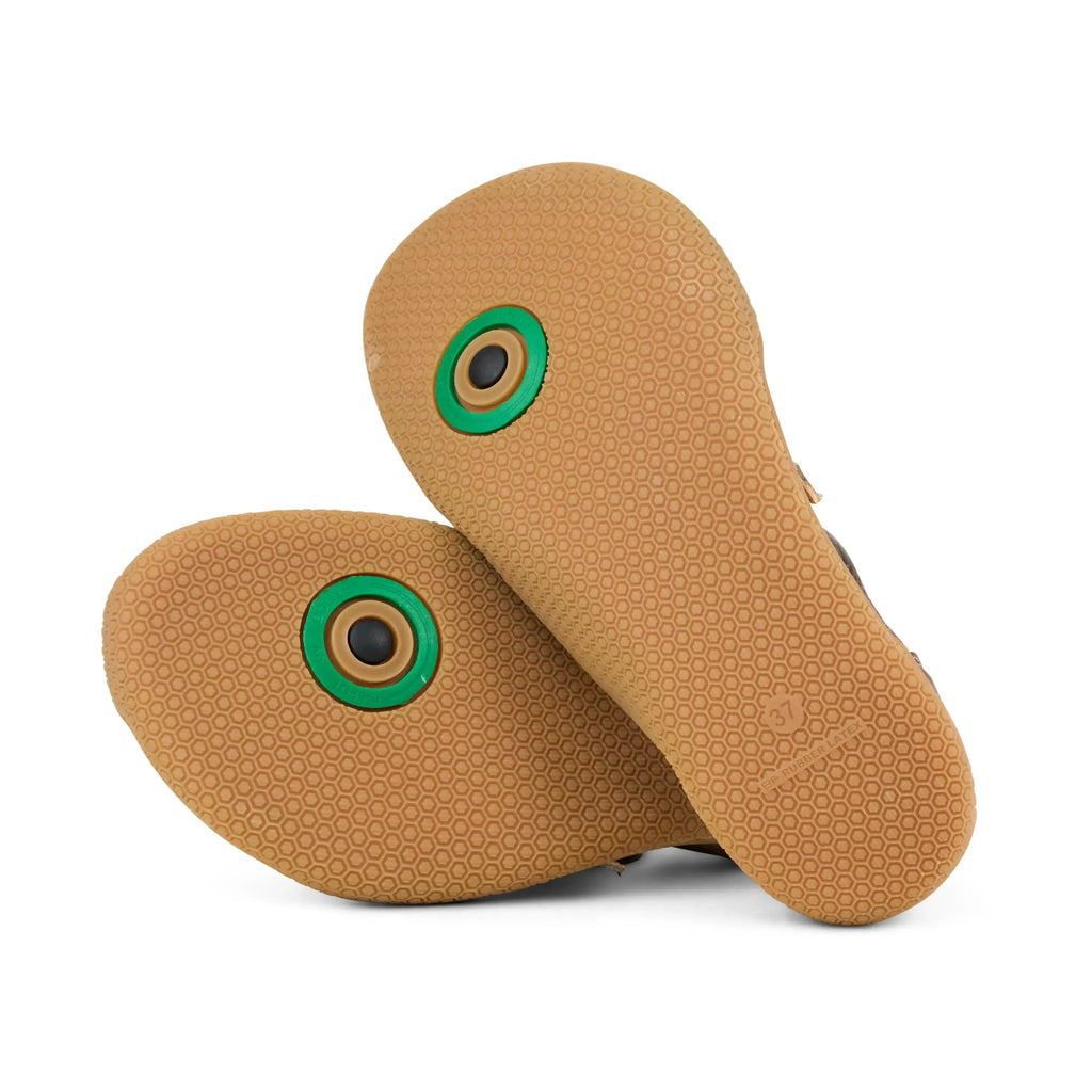 Koel - Valeria Leather Bronze - bailarinas barefoot de cuero bronce