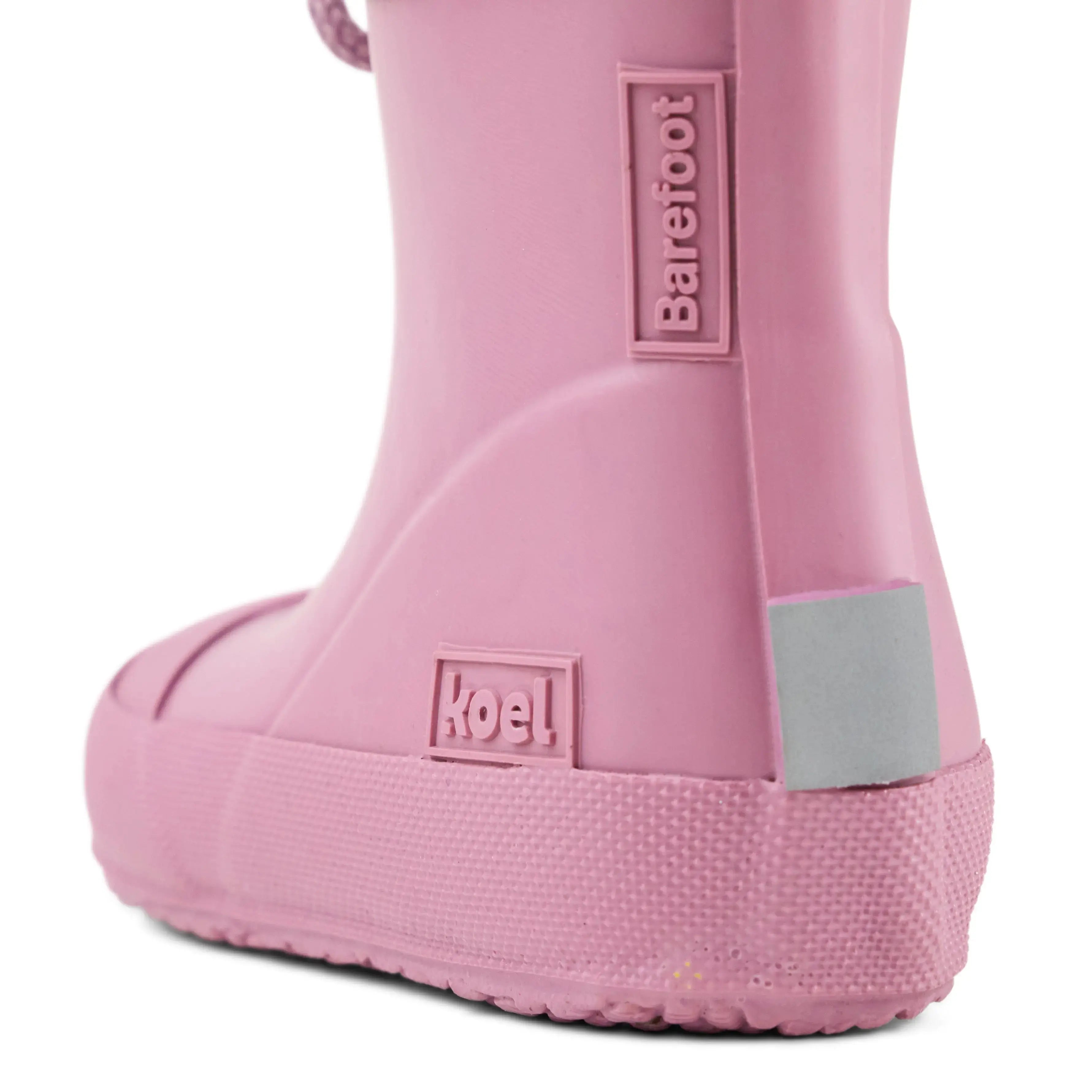 Koel Wibi Blossom - bottes de pluie souples pour premiers pas roses  Cacles Barefoot