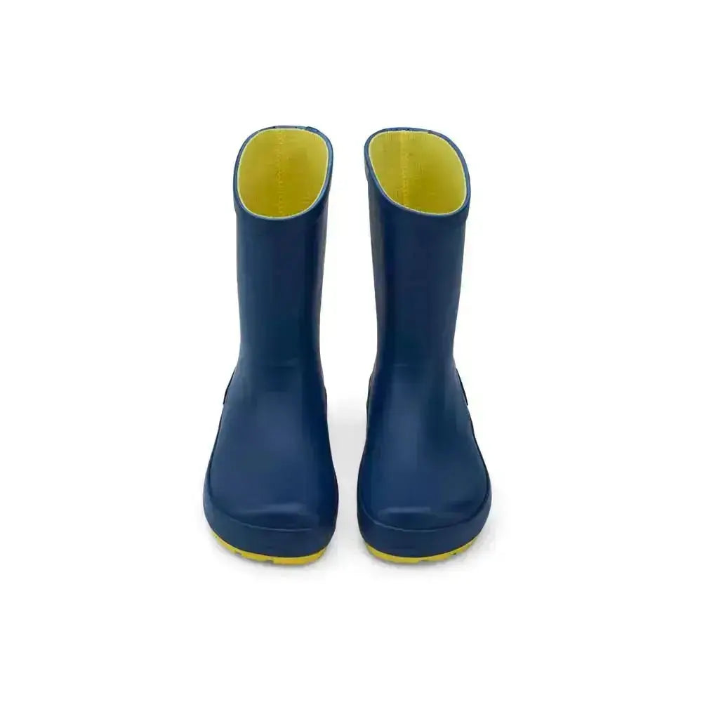 Koel4kids - Wellie Blue - botas de agua barefoot infantiles