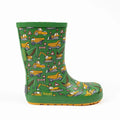 Koel4kids - Wellie Tractor Green - botas de agua barefoot infantiles