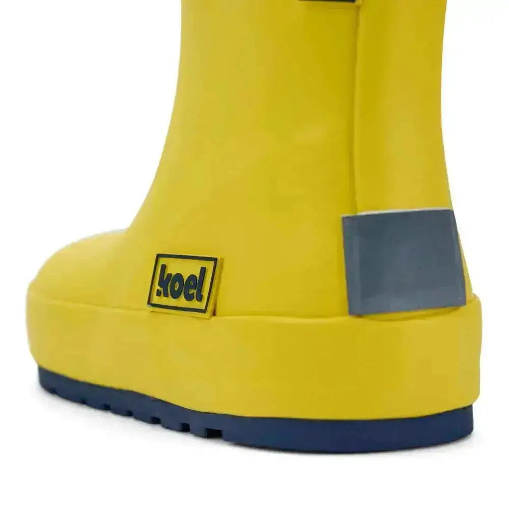 Koel4kids - Wellie Jaune - bottes de pluie barefoot