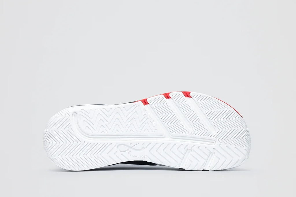 Notace Koto 1 Women Red-Heathered Grey - Zapatillas barefoot de mujer para deportes de raqueta en pista multicolor