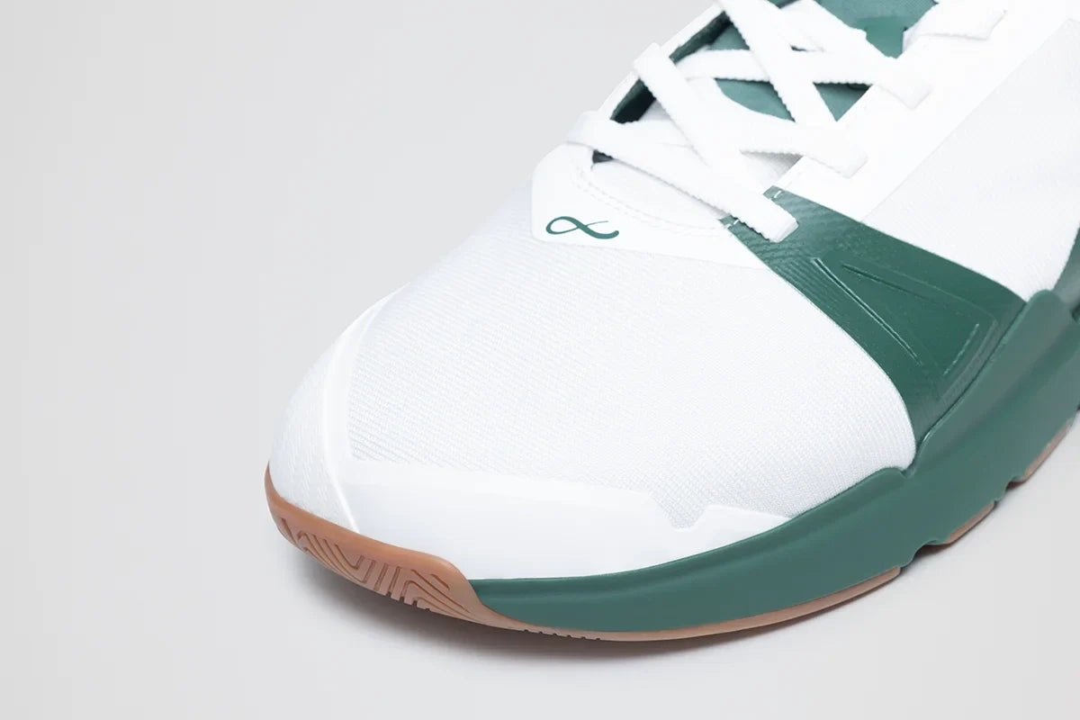 Notace Koto 1 Men White Green - Zapatillas barefoot de hombre para deportes de raqueta en pista