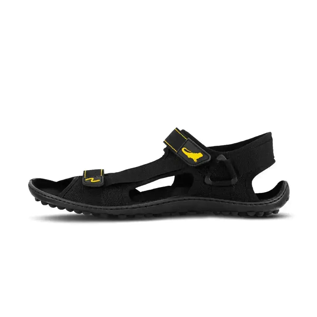 Leguano Attrekktive Black - Sandalias barefoot deportivas para senderismo y outdoor unisex negras