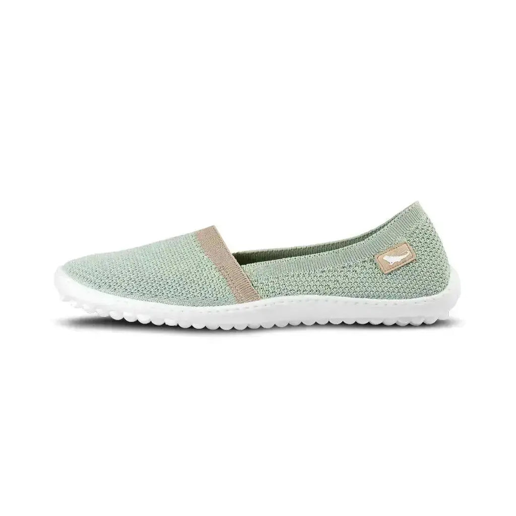 Leguano Flair Pistachio - Slip-ons barefoot ligeros