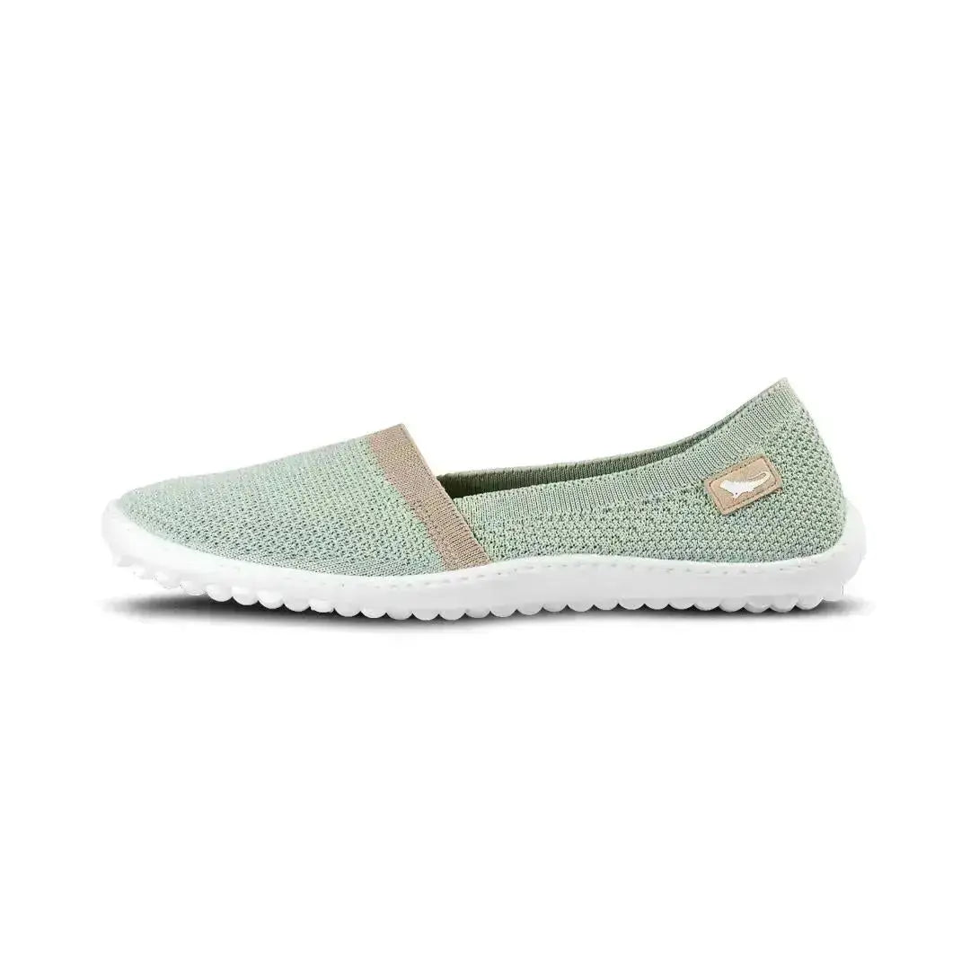 Leguano Flair Pistachio - Slip-ons barefoot ligeros