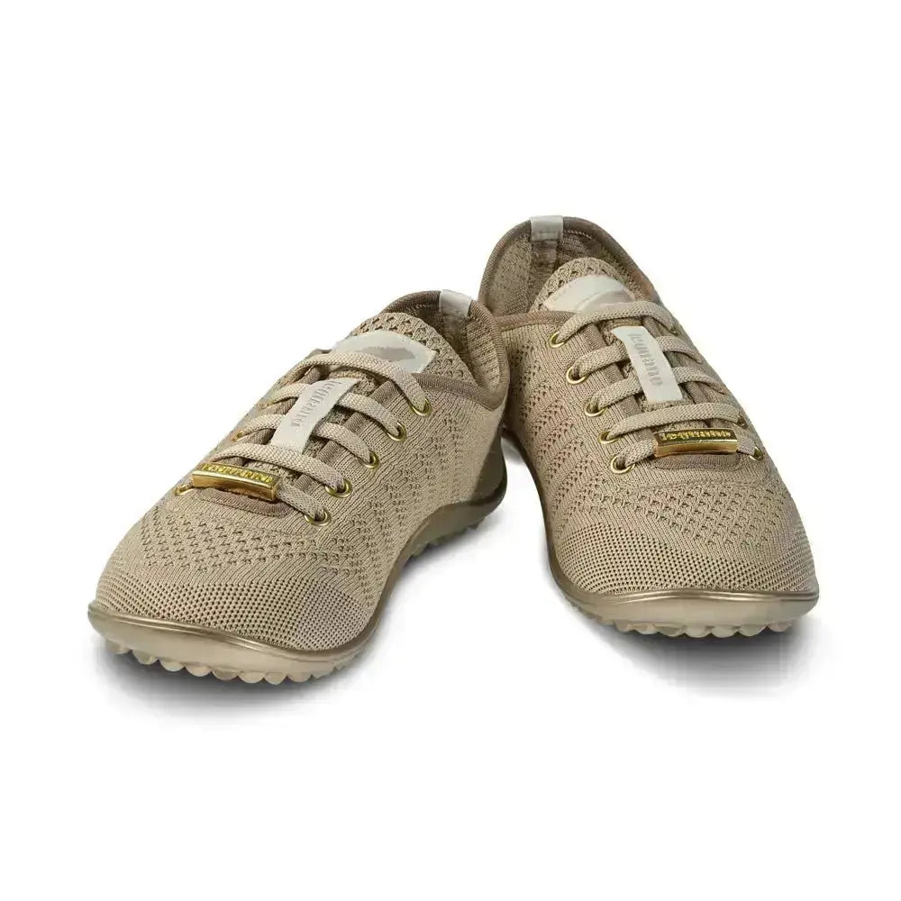 Leguano Go: Gold - Zapatillas barefoot elegantes unisex