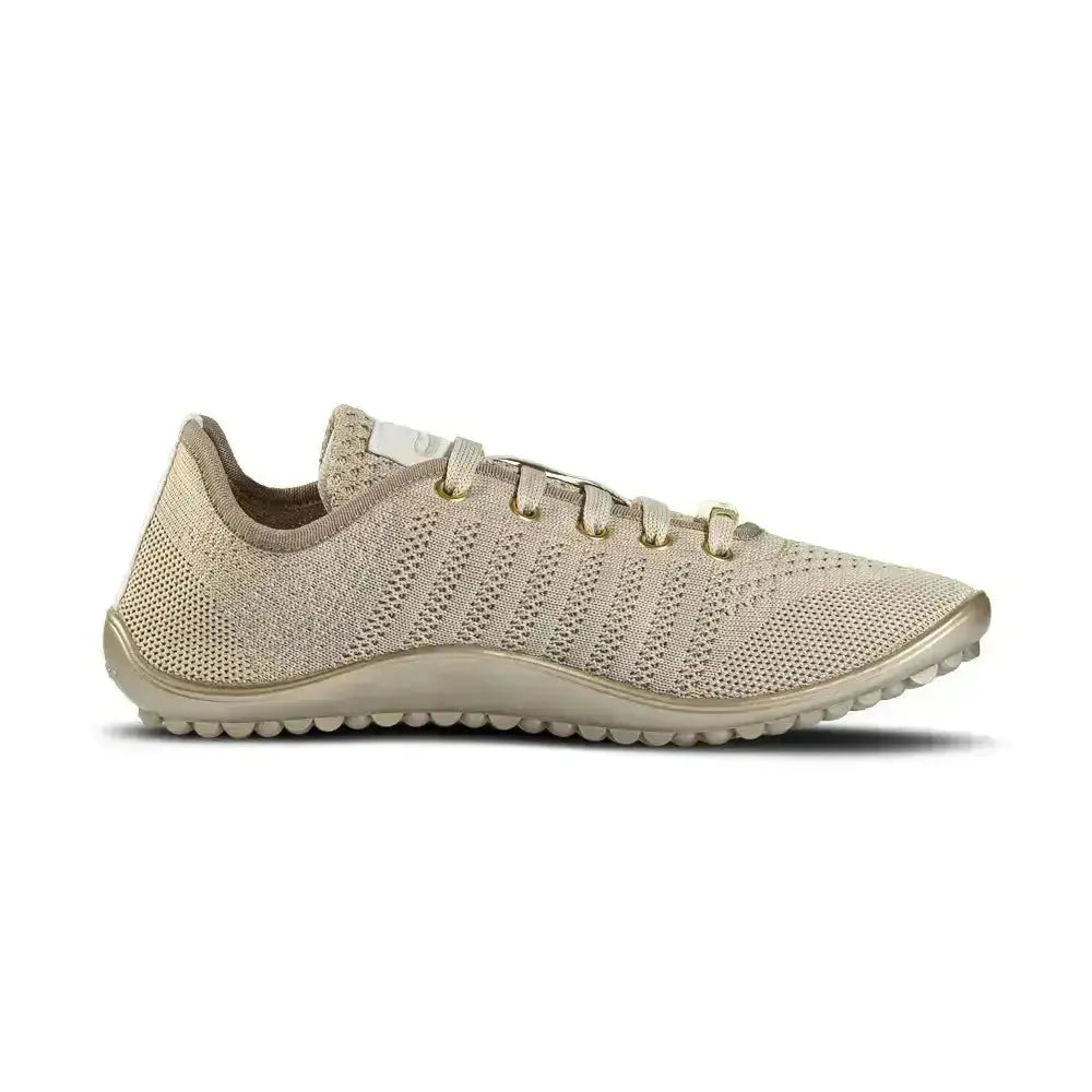 Leguano Go: Gold - Zapatillas barefoot elegantes unisex