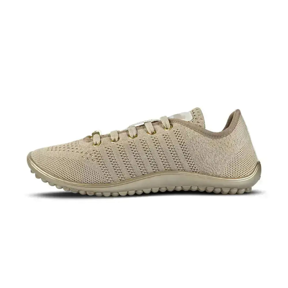 Leguano Go: Gold - Zapatillas barefoot elegantes unisex
