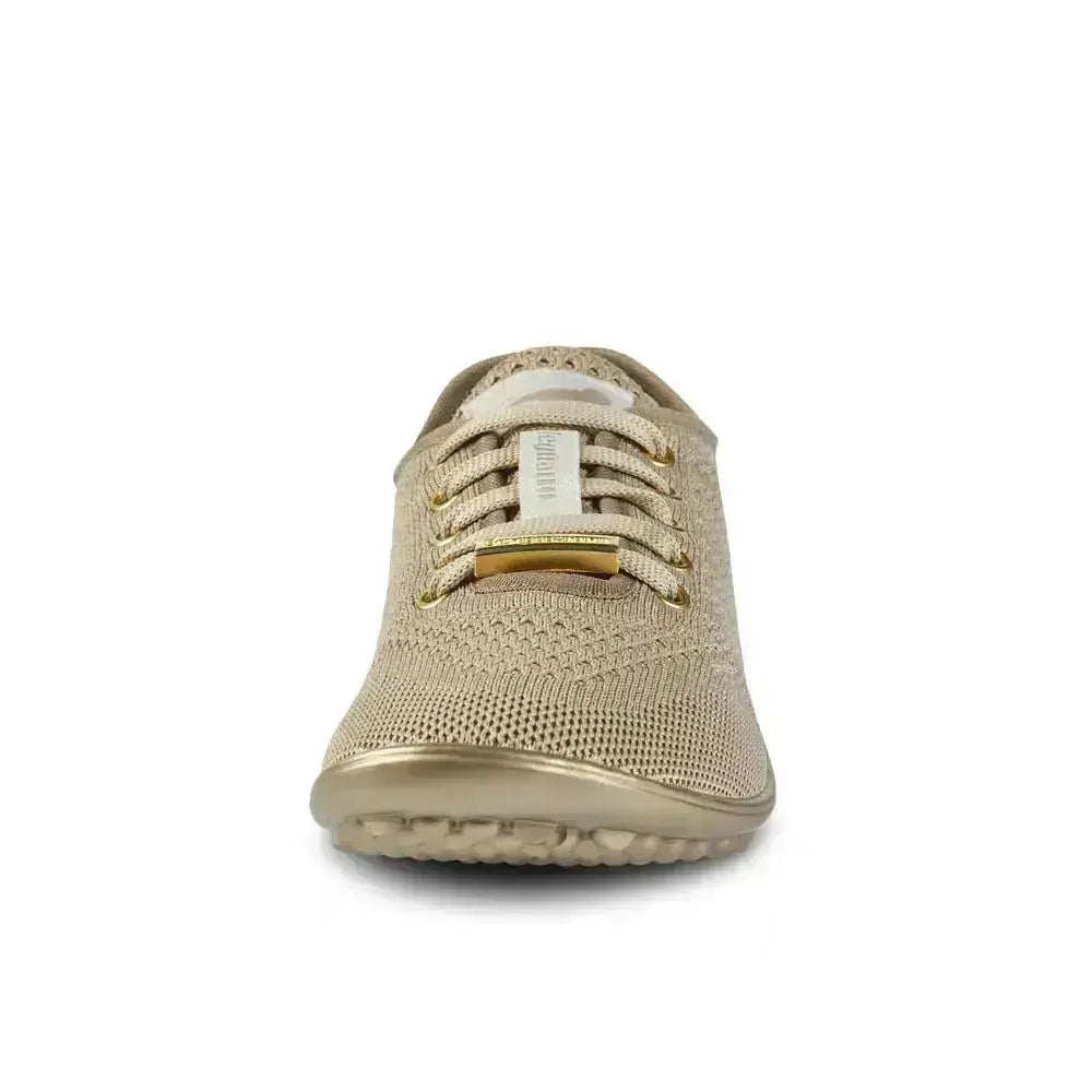 Leguano Go: Gold - Zapatillas barefoot elegantes unisex