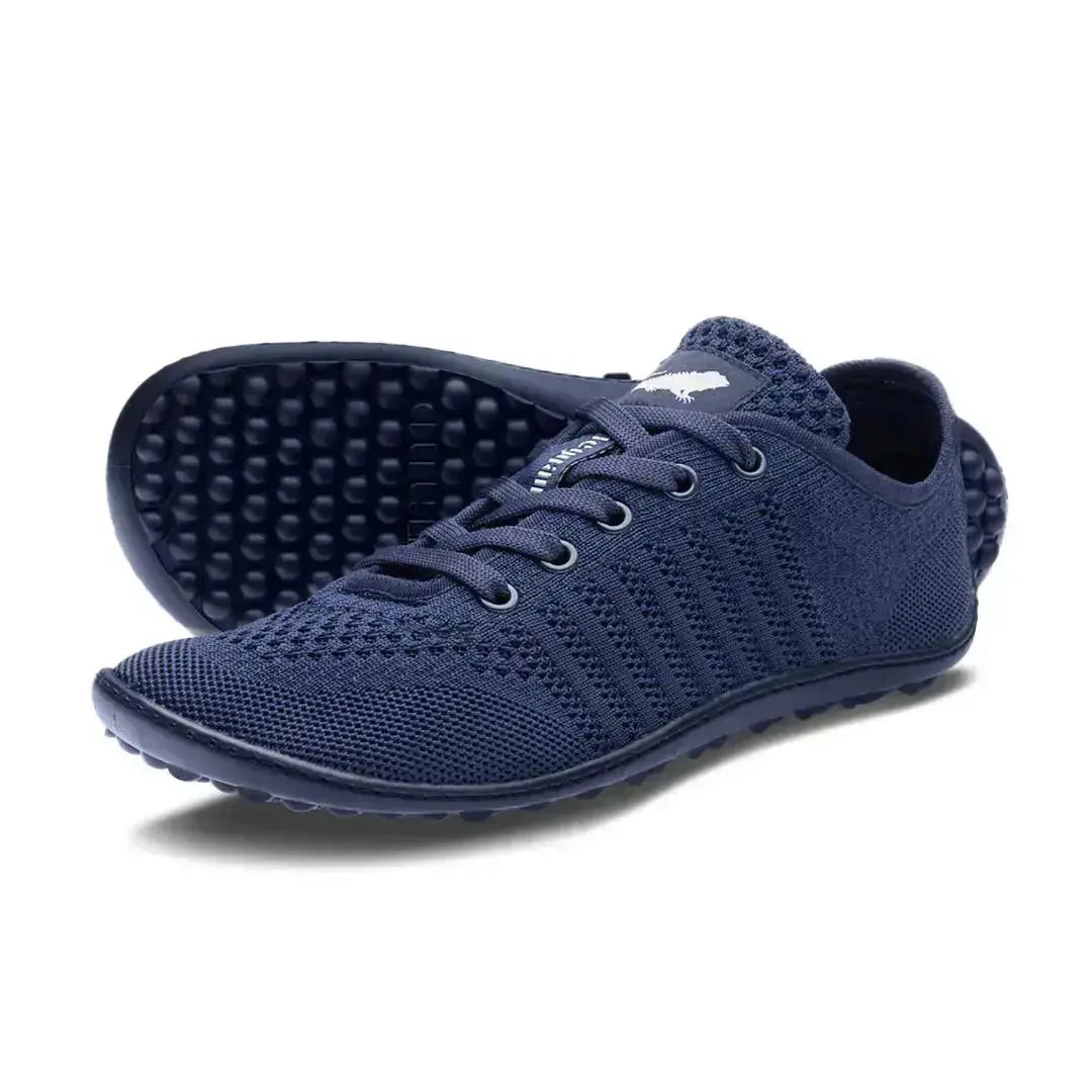 Leguano Go: Navy - Zapatillas barefoot elegantes unisex