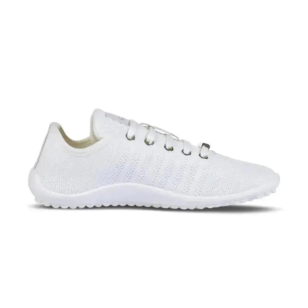 Leguano Go: White - Zapatillas barefoot elegantes unisex
