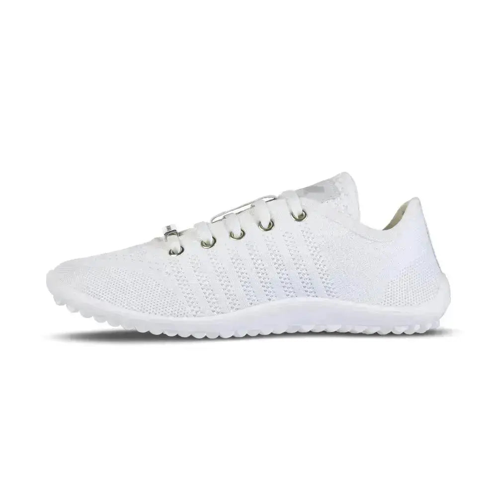 Leguano Go: White - Zapatillas barefoot elegantes unisex