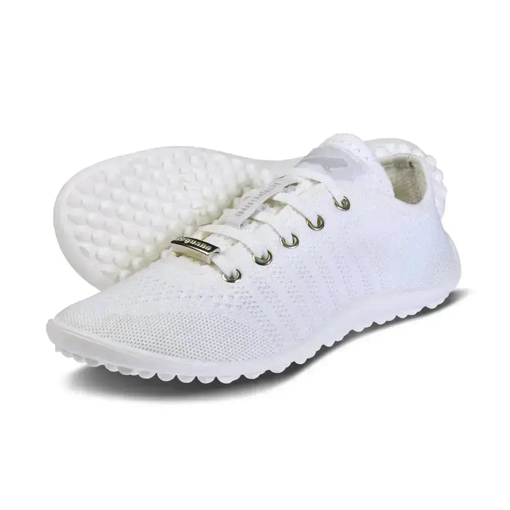 Leguano Go: White - Zapatillas barefoot elegantes unisex